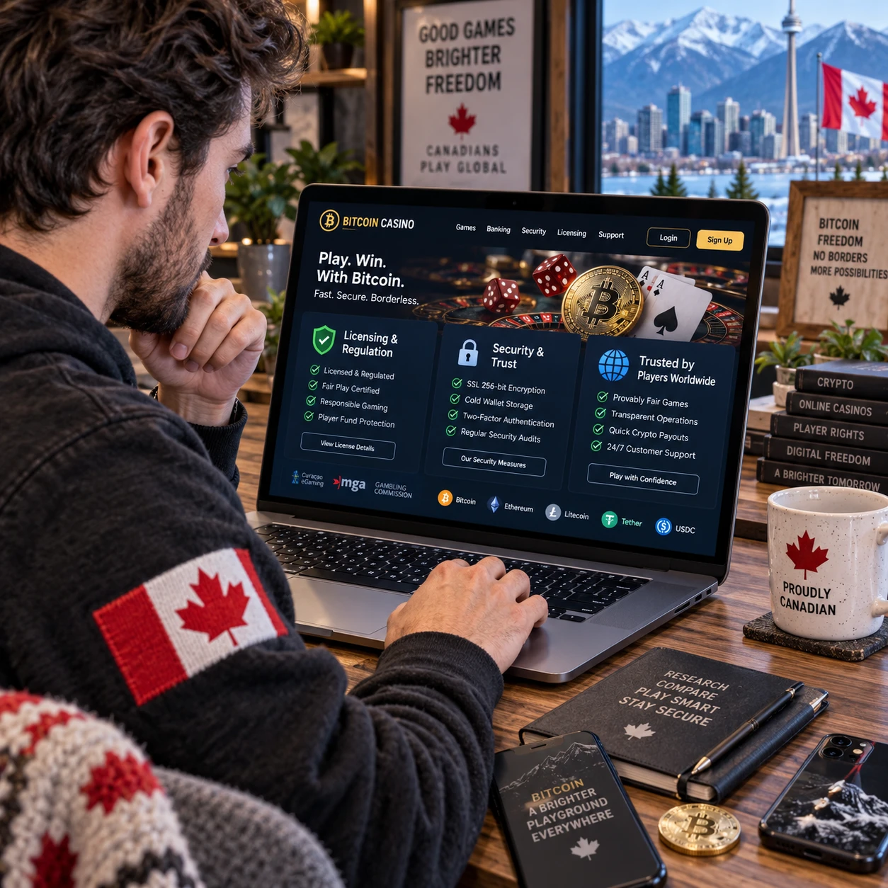 How To Choose A Safe And Licensed Bitcoin Casino In Canada A 2026 Players Guide To Responsible