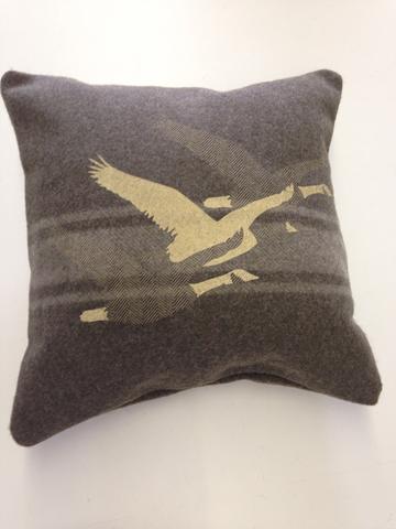 Army Green Migration Cabin Pillow