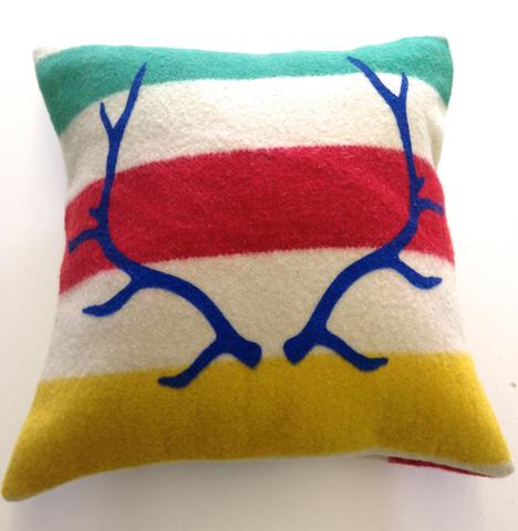 Antler Trapper Pillow