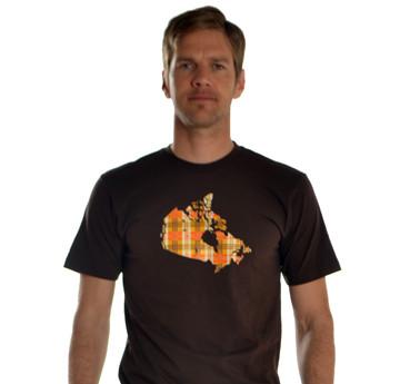 Map 'oh' Canada Tee- Brown