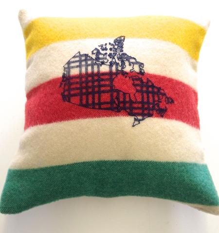 Map 'OH' Canada Trapper Pillow